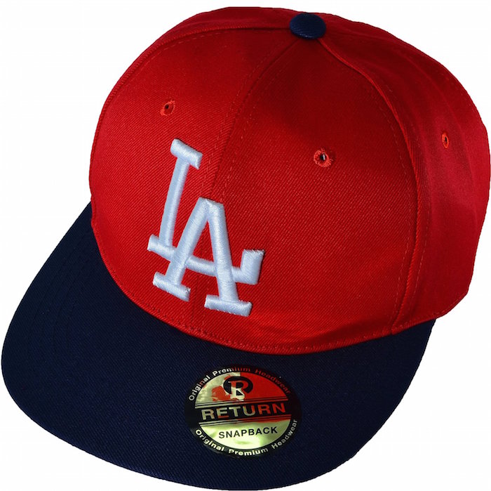 Ranger Products MLB LA Dodgers Flex Fit Flat Bill Snapback Hat Red Cap